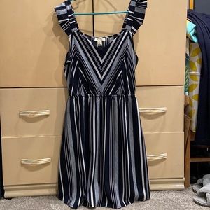 Monteau stripped dress